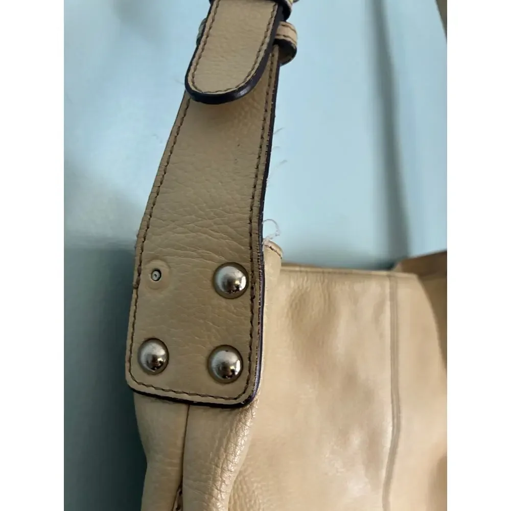 Tignanello Hobo Purse Light Tan